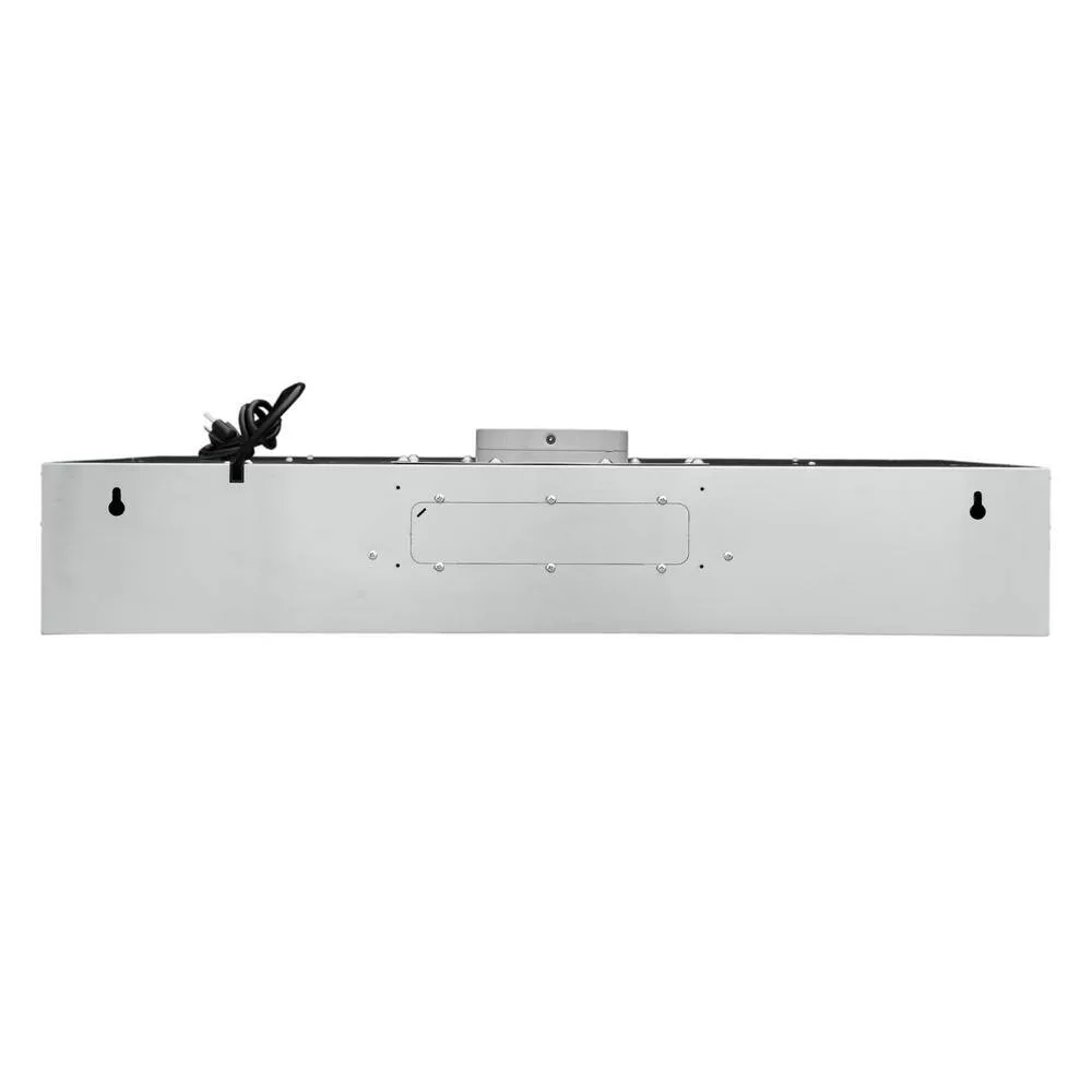 Cosmo COS-KS6U36 36 in. 500 CFM Ducted Under Cabinet Range Hood with Digital Touch Display and LED Lights in Stainless Steel