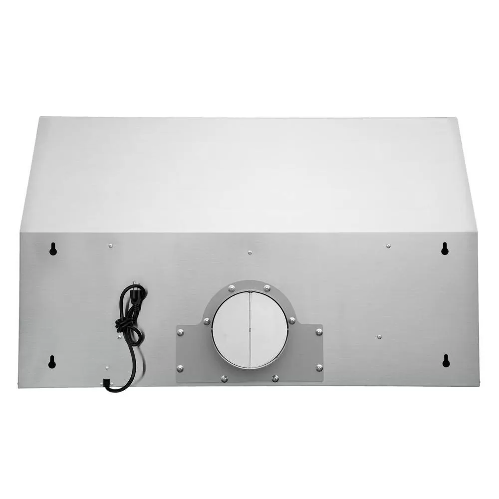 Cosmo COS-KS6U36 36 in. 500 CFM Ducted Under Cabinet Range Hood with Digital Touch Display and LED Lights in Stainless Steel