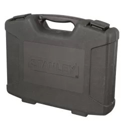 Stanley 92-839 1/4 in. & 3/8 in. Drive Black Chrome Laser Etched SAE & Metric Mechanics Tool Set (99-Piece)