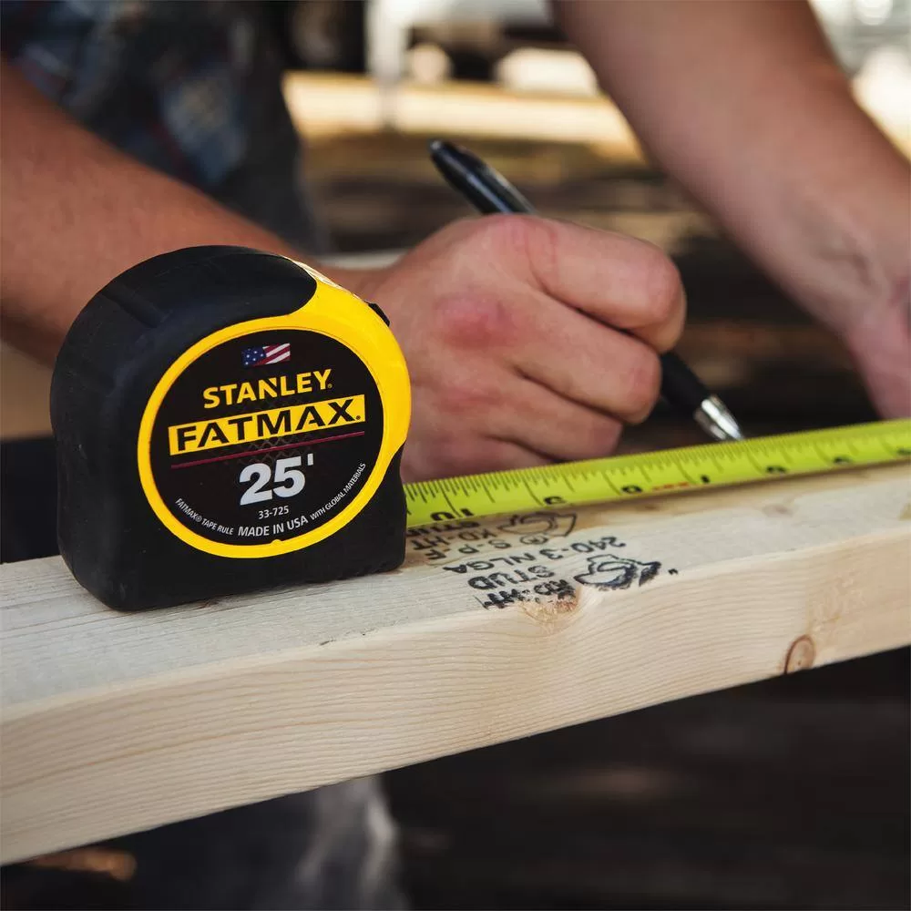 Stanley 33-725CP FATMAX 25 ft. x 1-1/4 in. Tape Measure (4 Pack)