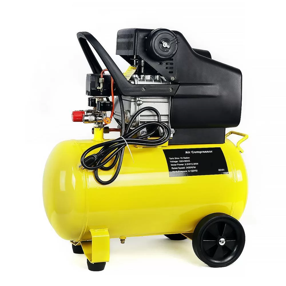 Stark 65151-H1 10 Gal. 3.5 HP 125 PSI2 Corded Electric Air Compressor