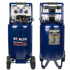 Stealth SAQ-12018 Professional 20 Gal. 150 PSI 2 Portable Vertical Electric Air Compressor