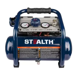 Stealth SAQ-1234 2 Gal. 125 PSI 2 Portable Electric Air Compressor