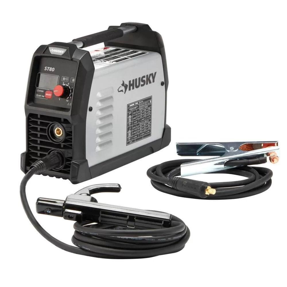 Husky PIONEERST80 Single Phase 80 Amp 120-Volt Input AC Stick Welder