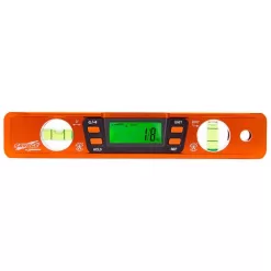 Swanson SVT200 9 in. Aluminum Digital Magnetic Torpedo Level with 2 Bubble Vials