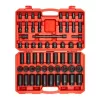 TEKTON SID92401 1/2 in. Drive 6-Point Impact Socket Set, 57-Piece (10 mm - 36 mm)