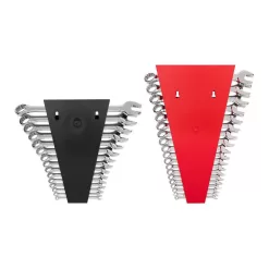 TEKTON WCB91301 Combination Wrench Set, 34-Piece (1/4-1 in., 6-24 mm) - Rack
