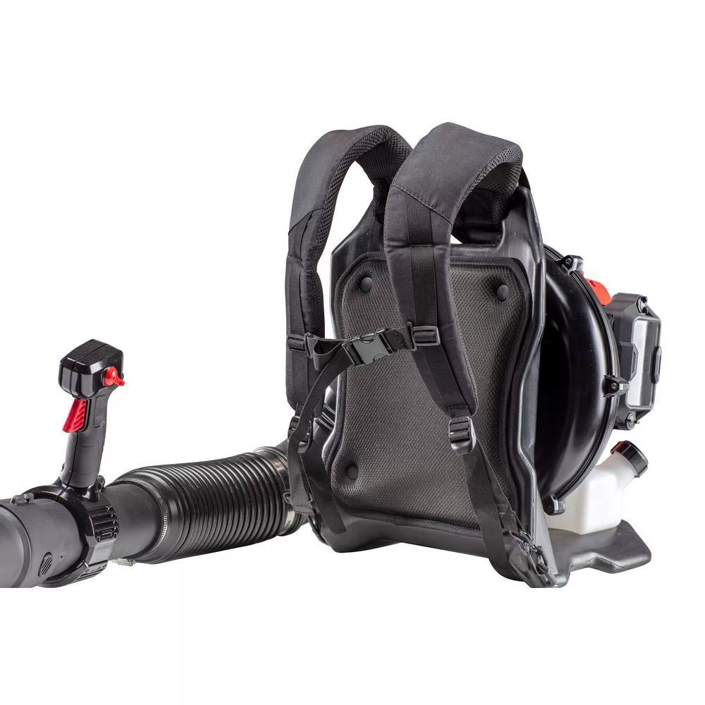 Troy-Bilt TB51BP 220 MPH 600 CFM 51 cc Full Crank 2-Cycle Gas Backpack Leaf Blower with Tube Mounted Controls