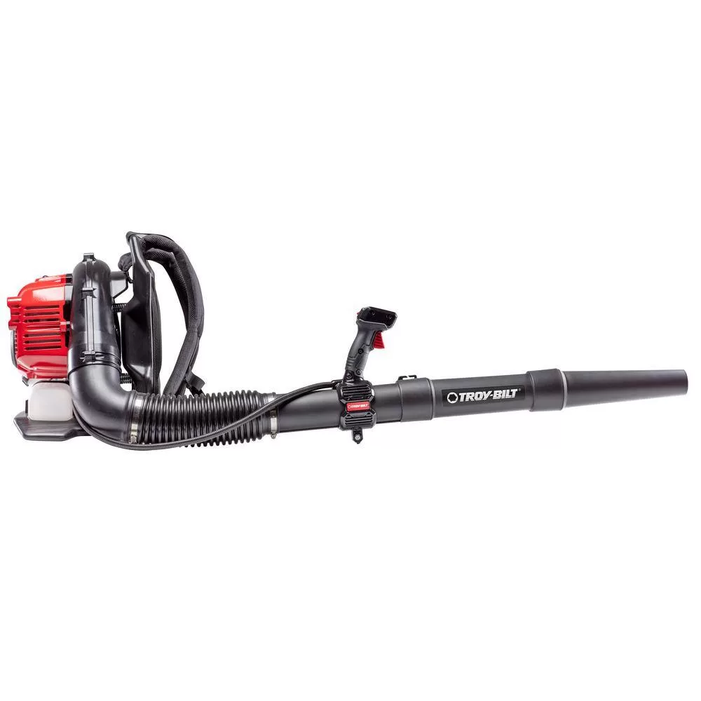Troy-Bilt TB51BP 220 MPH 600 CFM 51 cc Full Crank 2-Cycle Gas Backpack Leaf Blower with Tube Mounted Controls