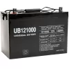 UPG UB121000 (Group 27) 12-Volt 100 Ah Z1 Terminal Sealed Lead Acid (SLA) AGM Rechargeable Battery