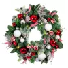 Village Lighting Company V-20712 30 in. Artificial Pre-Lit LED Nordic Wreath