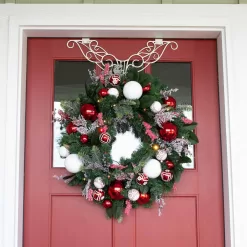 Village Lighting Company V-20712 30 in. Artificial Pre-Lit LED Nordic Wreath