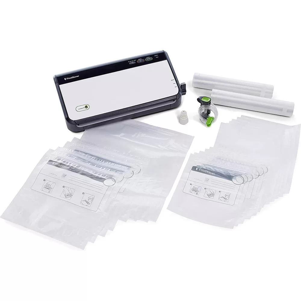 FoodSaver White Food Vacuum Sealer with Bonus Handheld Vacuum Sealer