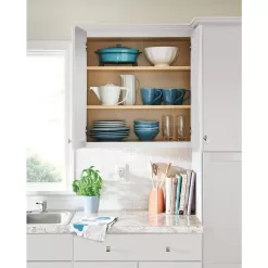 Hampton Bay F11DC2430R Westfield Feather White Shaker Stock Corner Wall Kitchen Cabinet (24 in. W x 12 in. D x 30 in. H)