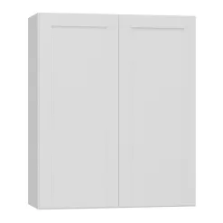 Hampton Bay F11W3036B Westfield Feather White Shaker Stock Assembled Wall Kitchen Cabinet (30 in. W x 12 in. D x 36 in. H)