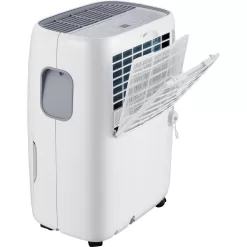 Whirlpool WHAD501CW 50-Pint Portable Dehumidifier with 24-Hour Timer, Auto Shut-Off, Easy-Clean Filter, Auto-Restart and Wheels