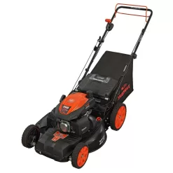 YARDMAX YG2860 22 in. 201 cc SELECT PACE 6 Speed CVT High Wheel FWD 3-in-1 Gas Walk Behind Self Propelled Lawn Mower