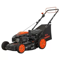 YARDMAX YG2860 22 in. 201 cc SELECT PACE 6 Speed CVT High Wheel FWD 3-in-1 Gas Walk Behind Self Propelled Lawn Mower