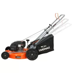 YARDMAX YG1650 21 in. 170cc 3-in-1 Gas Walk Behind Push Lawn Mower with High Rear Wheels