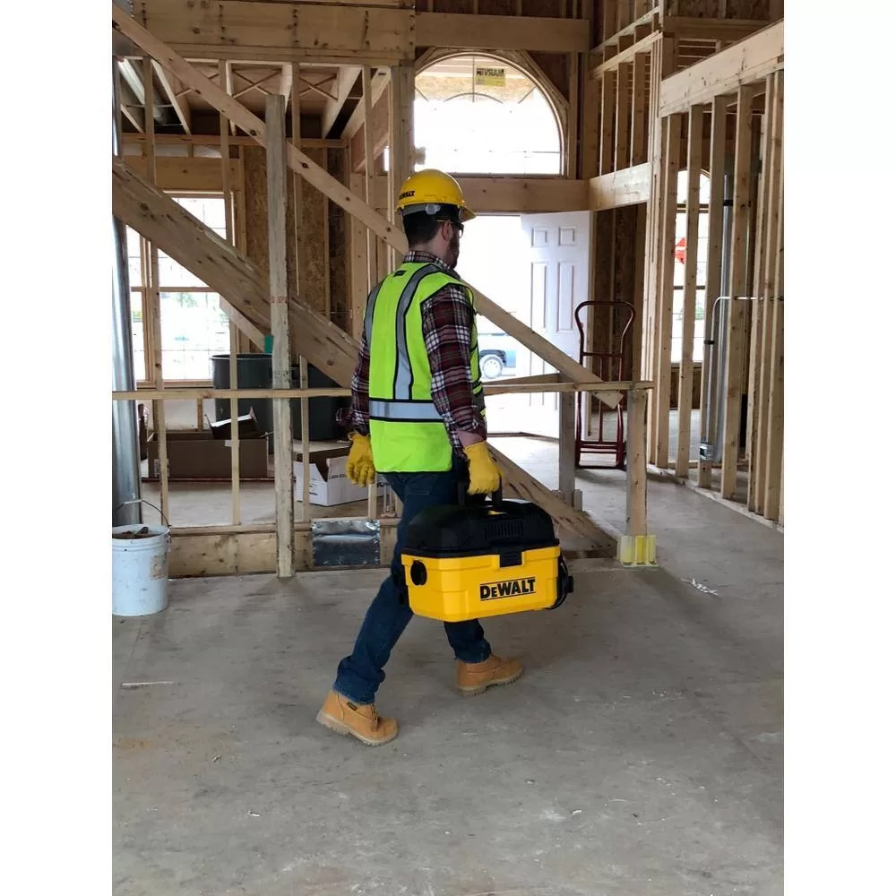 DEWALT DXV06G 6 Gal. Portable Wall-Mounted Wet/Dry Vacuum