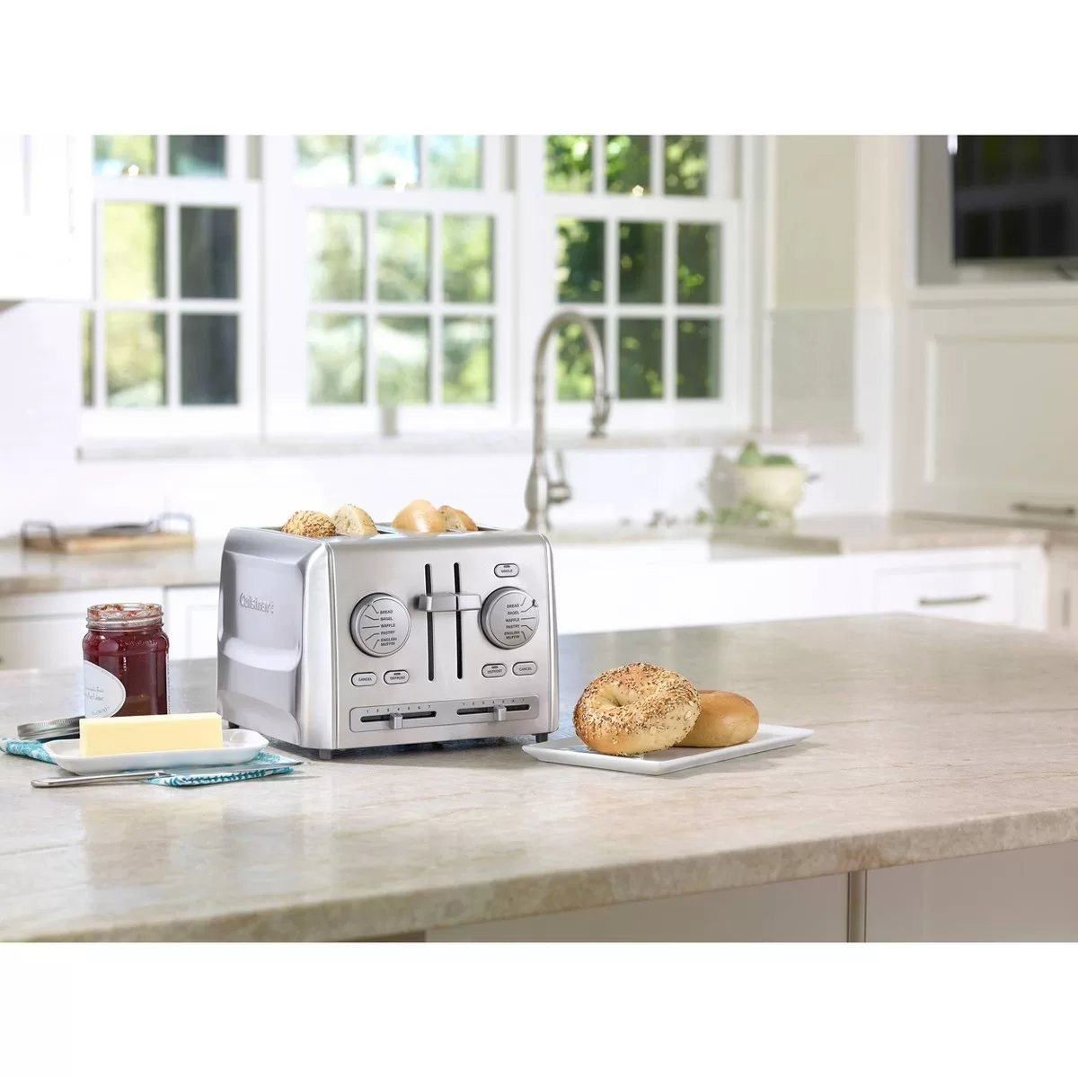 Cuisinart CPT-640P1 4-Slice Custom Select Toaster - Silver