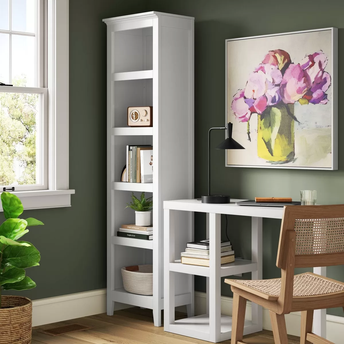Threshold 72" Carson Narrow Bookcase