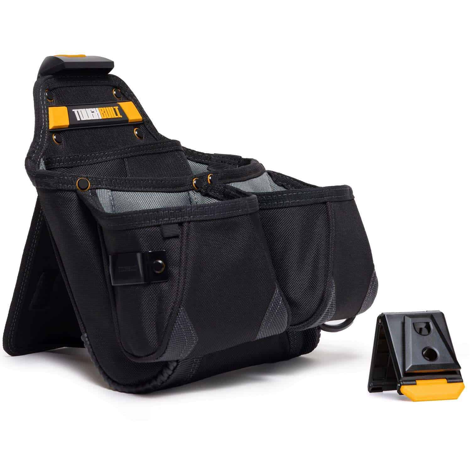 ToughBuilt 13.75 in. W X 13.25 in. H Polyester Framer Tool Pouch 9 pocket Black 1 pc