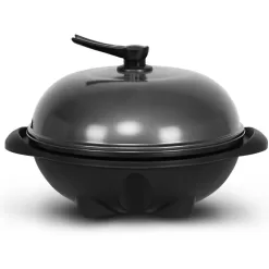 Costway 1350 W Outdoor Electric BBQ Grill with Removable Stand