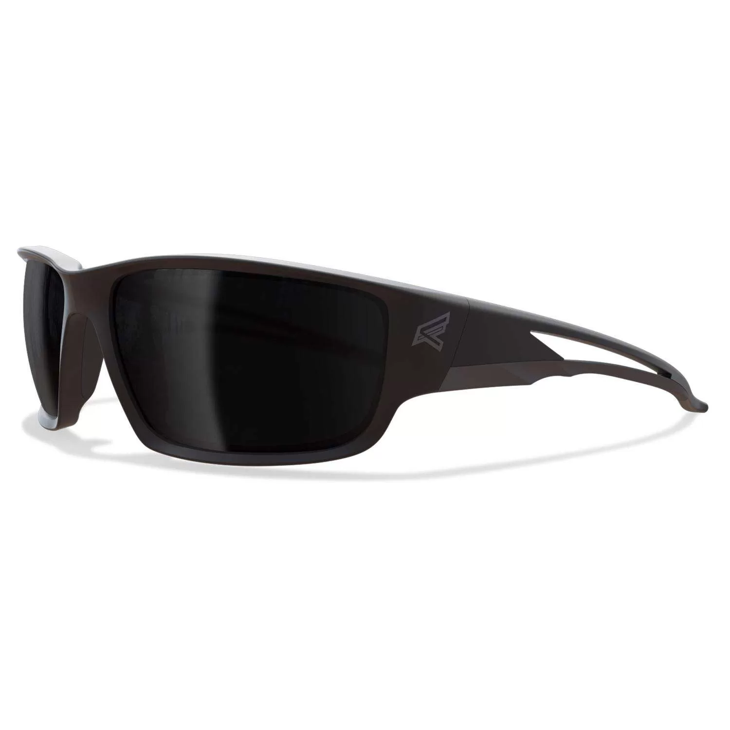 Edge Eyewear Kazbek Anti-Fog Polarized Safety Glasses Smoke Lens Black Frame 1 pc