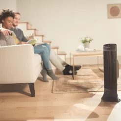 Honeywell Digital Ceramic Tower Heater with Motion Sensor Black