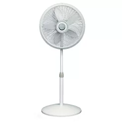 Lasko 54-1/2 in. H X 18 in. D 3 speed Oscillating Pedestal Fan