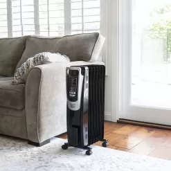Newair Portable Oil Filled Radiator Space Heater, 150 sq. ft. with Silent, Energy Efficient Operation