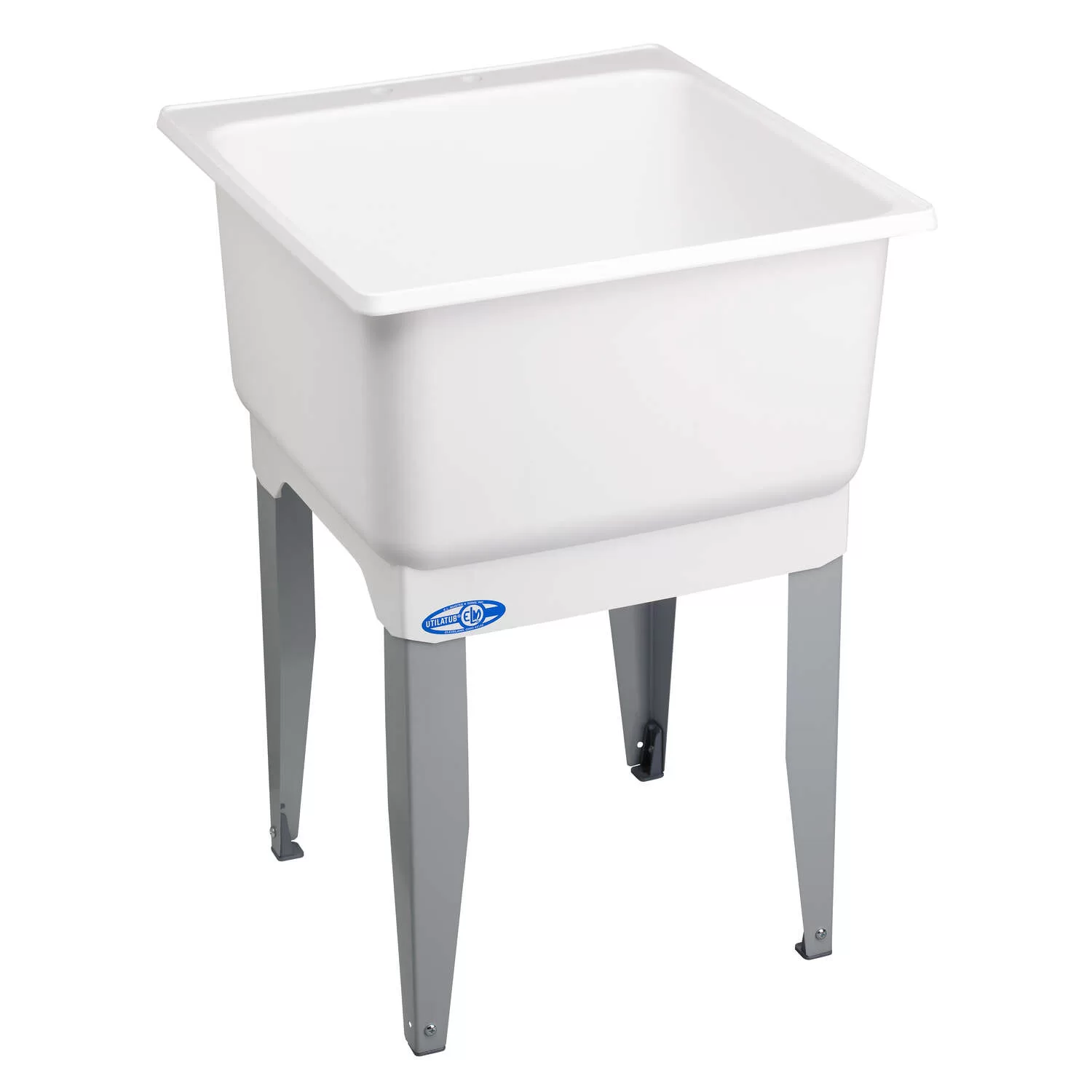 Mustee Utilatub 23 in. W X 25 in. D Single Polypropylene Laundry Tub