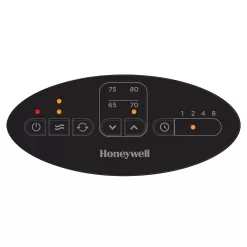 Honeywell Digital Ceramic Compact Tower Heater Black