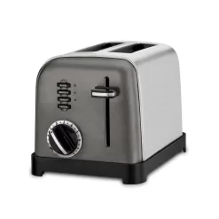 Cuisinart CPT-160BKSP1 2-Slice Classic Toaster - Black Stainless Steel