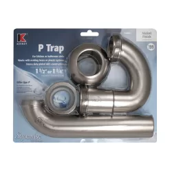 Keeney 1-1/2 in. D X 10-3/4 in. L Plastic P-Trap