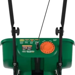 Scotts Turf Builder EdgeGuard Mini Broadcast Spreader - Holds Up to 5,000 sq. ft. of Lawn Product, Green