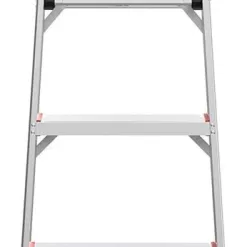 Little Giant Ladder Systems Flip N Lite 6 Foot 300 Pound Capacity Aluminum Lightweight Slim Stepladder Ladder