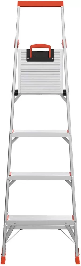Little Giant Ladder Systems Flip N Lite 6 Foot 300 Pound Capacity Aluminum Lightweight Slim Stepladder Ladder