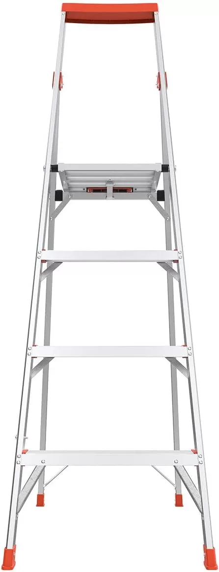 Little Giant Ladder Systems Flip N Lite 6 Foot 300 Pound Capacity Aluminum Lightweight Slim Stepladder Ladder
