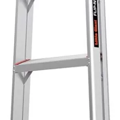 Little Giant Ladder Systems Flip N Lite 6 Foot 300 Pound Capacity Aluminum Lightweight Slim Stepladder Ladder