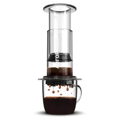 Aeropress Clear Coffee Press – 3 in 1 brew method combines French Press, Pourover, Espresso
