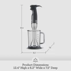 Breville BSB510XL Control Grip Immersion Blender, Stainless Steel