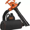 BLACK+DECKER Electric Leaf Blower, Leaf Vacuum and Mulcher 3 in 1 (BEBL7000)