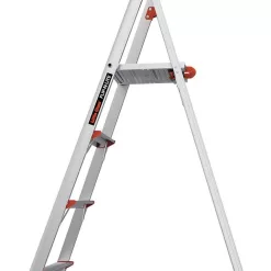 Little Giant Ladder Systems Flip N Lite 6 Foot 300 Pound Capacity Aluminum Lightweight Slim Stepladder Ladder
