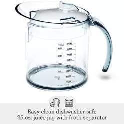 Breville Juice Fountain Compact Juicer, Silver, BJE200XL, 10