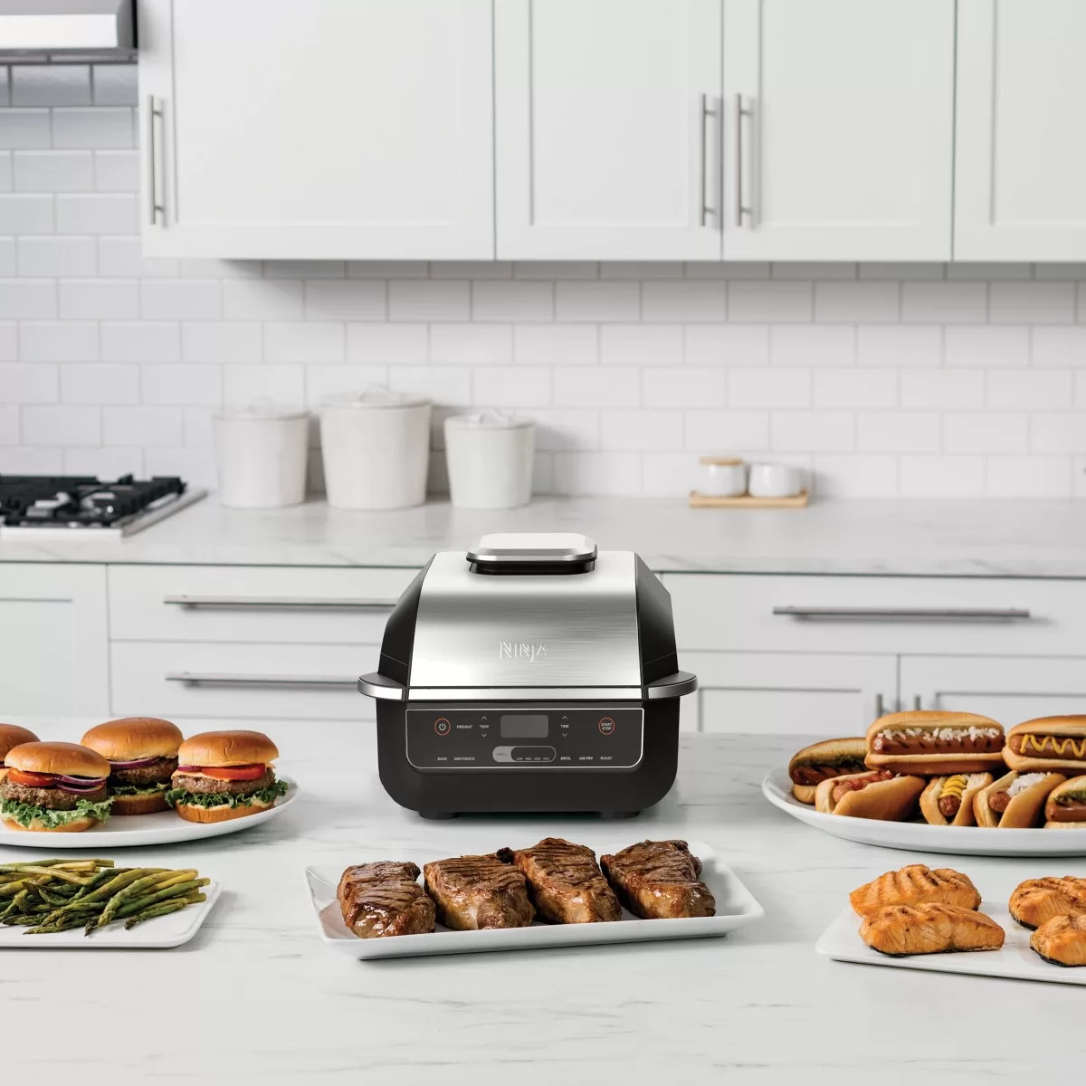 Ninja EG201 Foodi 6-in-1 Nonstick Indoor Grill