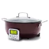 GreenPan 15.83"W Elite Ceramic Nonstick Essential Smart Electric Skillet 6-quart