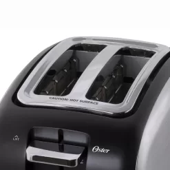 Oster 2 Slice Toaster with Extra-Wide Slots in Brushed Stainless Steel