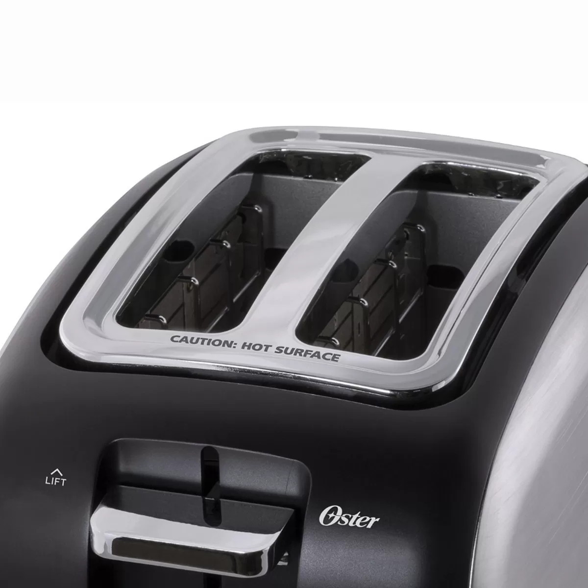 Oster 2 Slice Toaster with Extra-Wide Slots in Brushed Stainless Steel